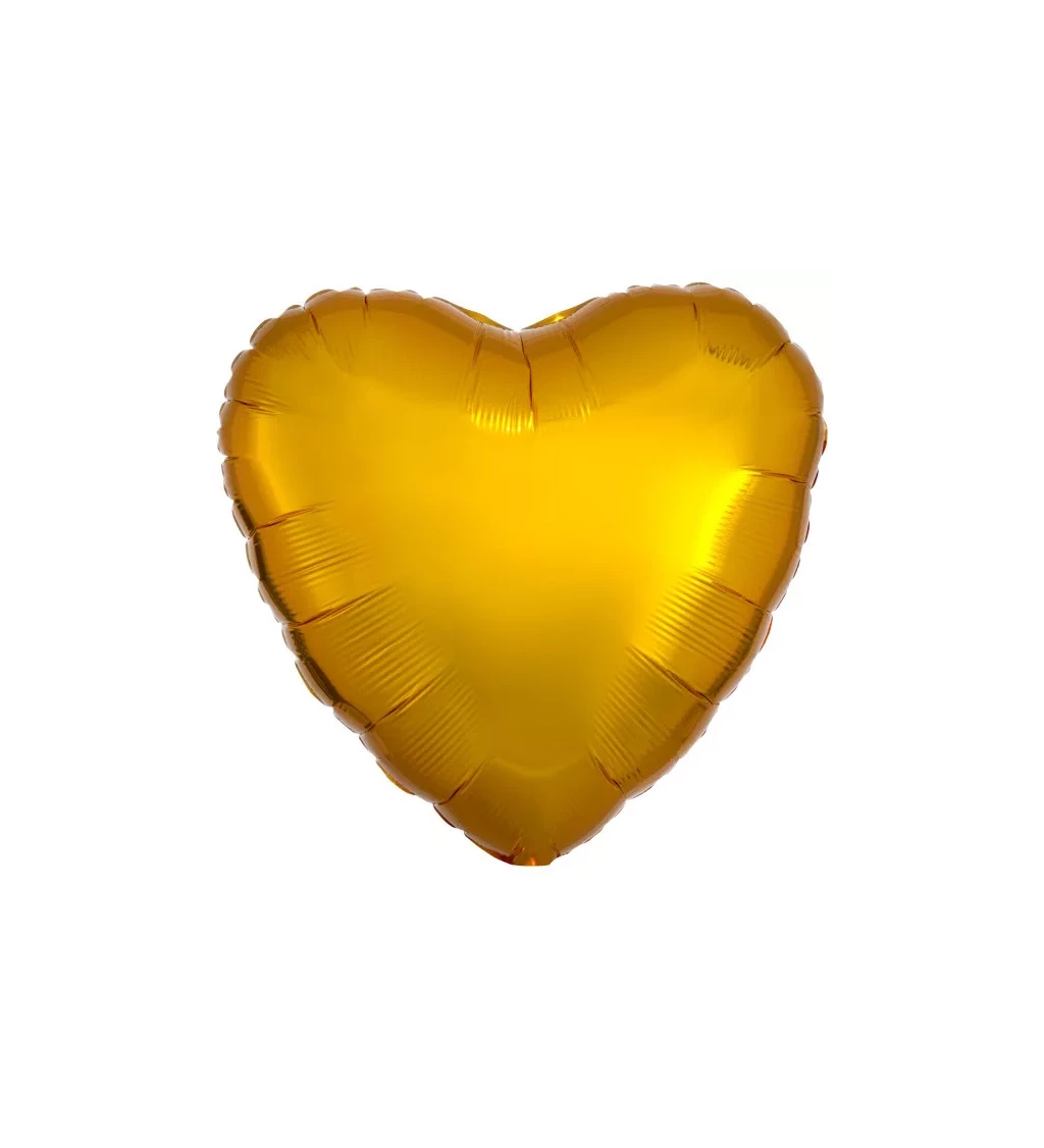 Balónek zlaté srdce