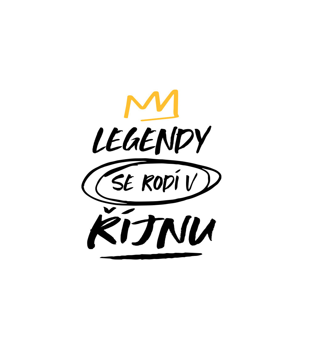 Nažehlovací motiv: Legendy se rodí v říjnu