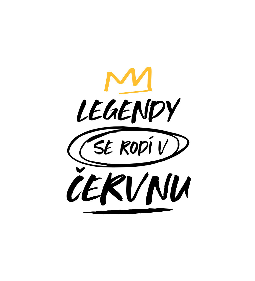 Nažehlovací motiv: Legendy se rodí v červnu
