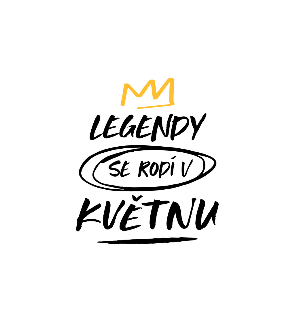 Nažehlovací motiv: Legendy se rodí v květnu
