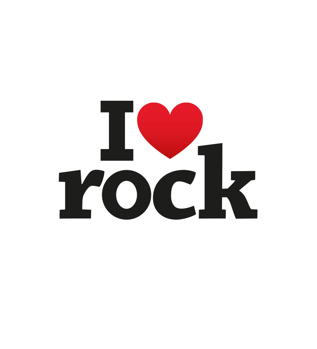 Nažehlovací motiv: I love rock