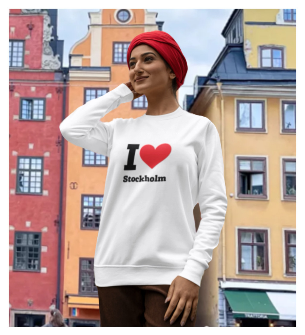 Nažehlovací motiv: I love Stockholm