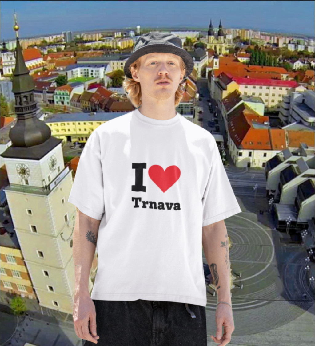 Nažehlovací motiv: I love Trnava