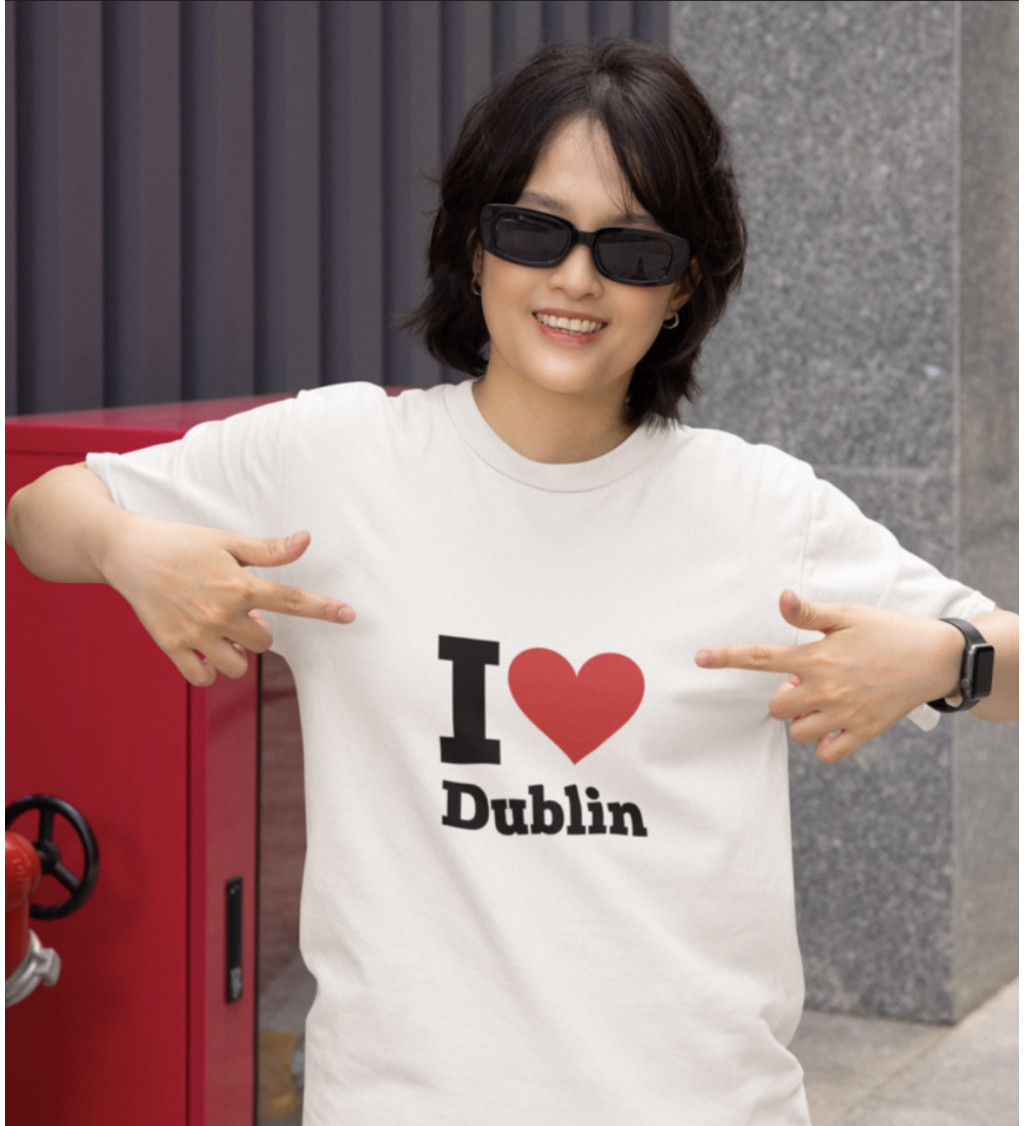Nažehlovací motiv: I love Dublin