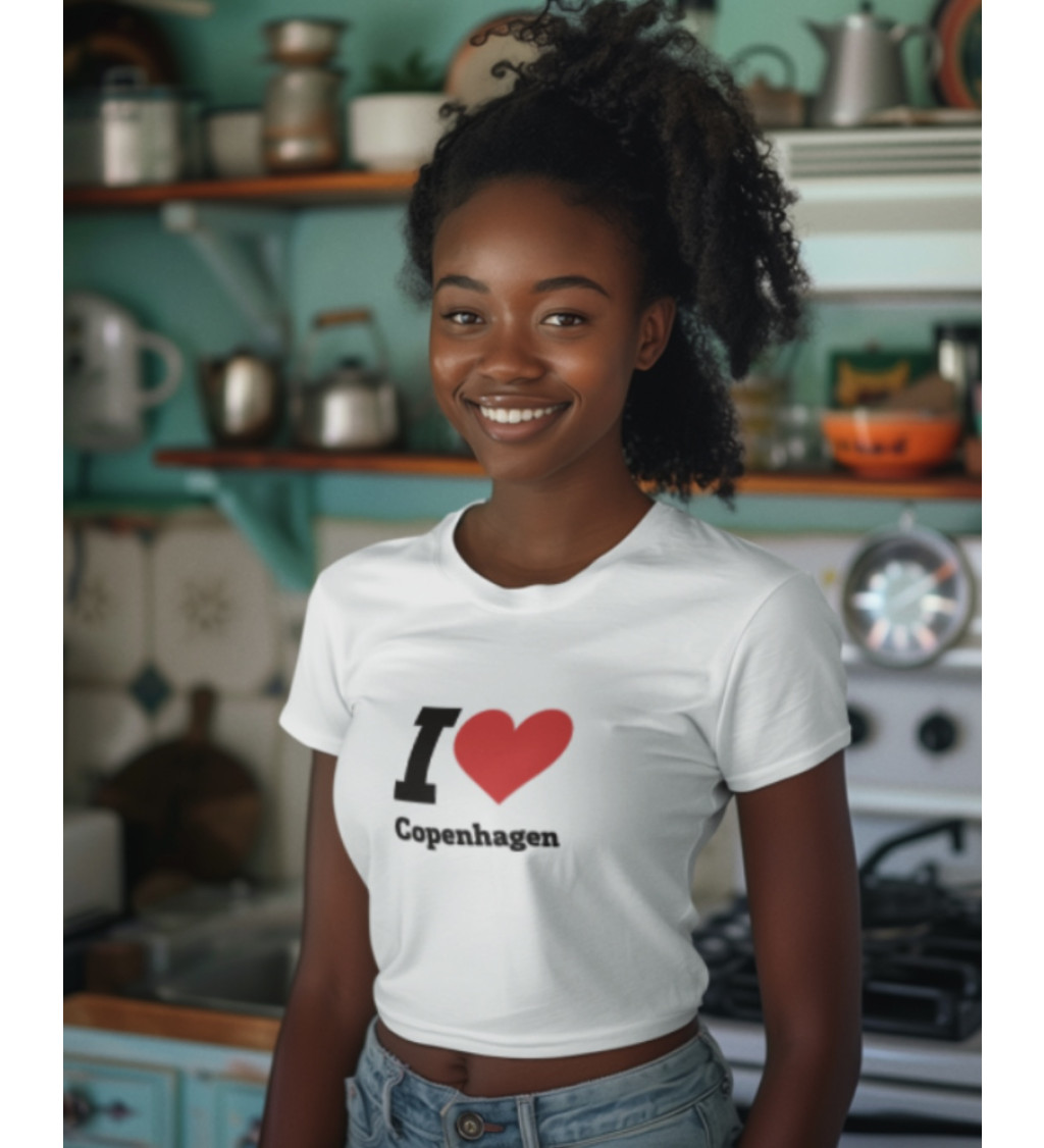 Nažehlovací motiv: I love Copenhagen