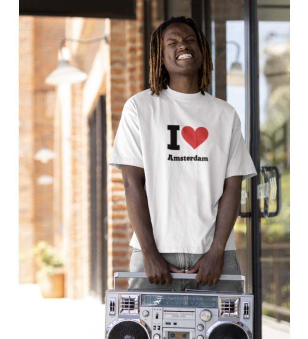 Nažehlovací motiv: I love Amsterdam