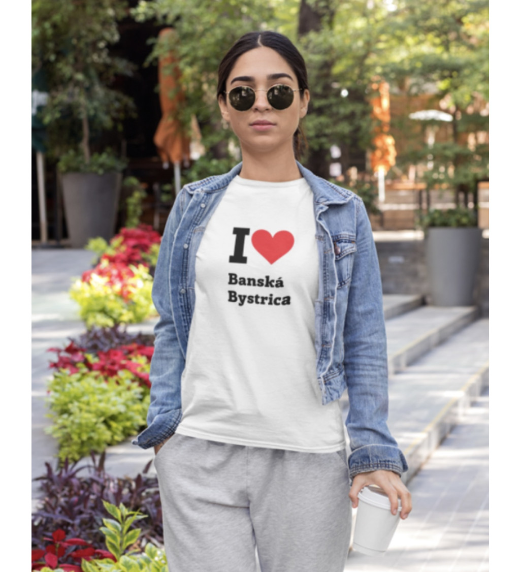 Nažehlovací motiv: I love Banská Bystrica