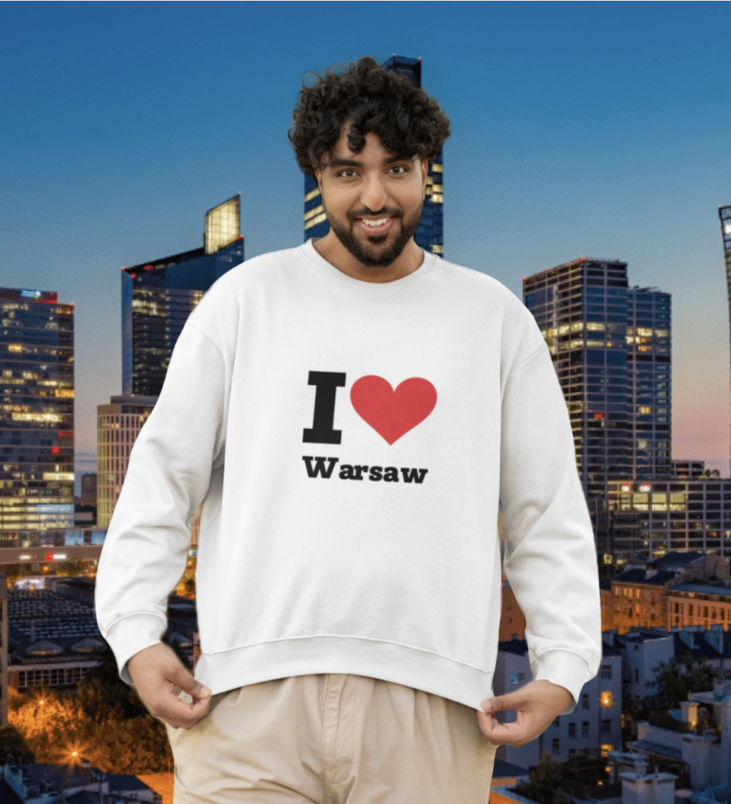 Nažehlovací motiv: I love Warsaw