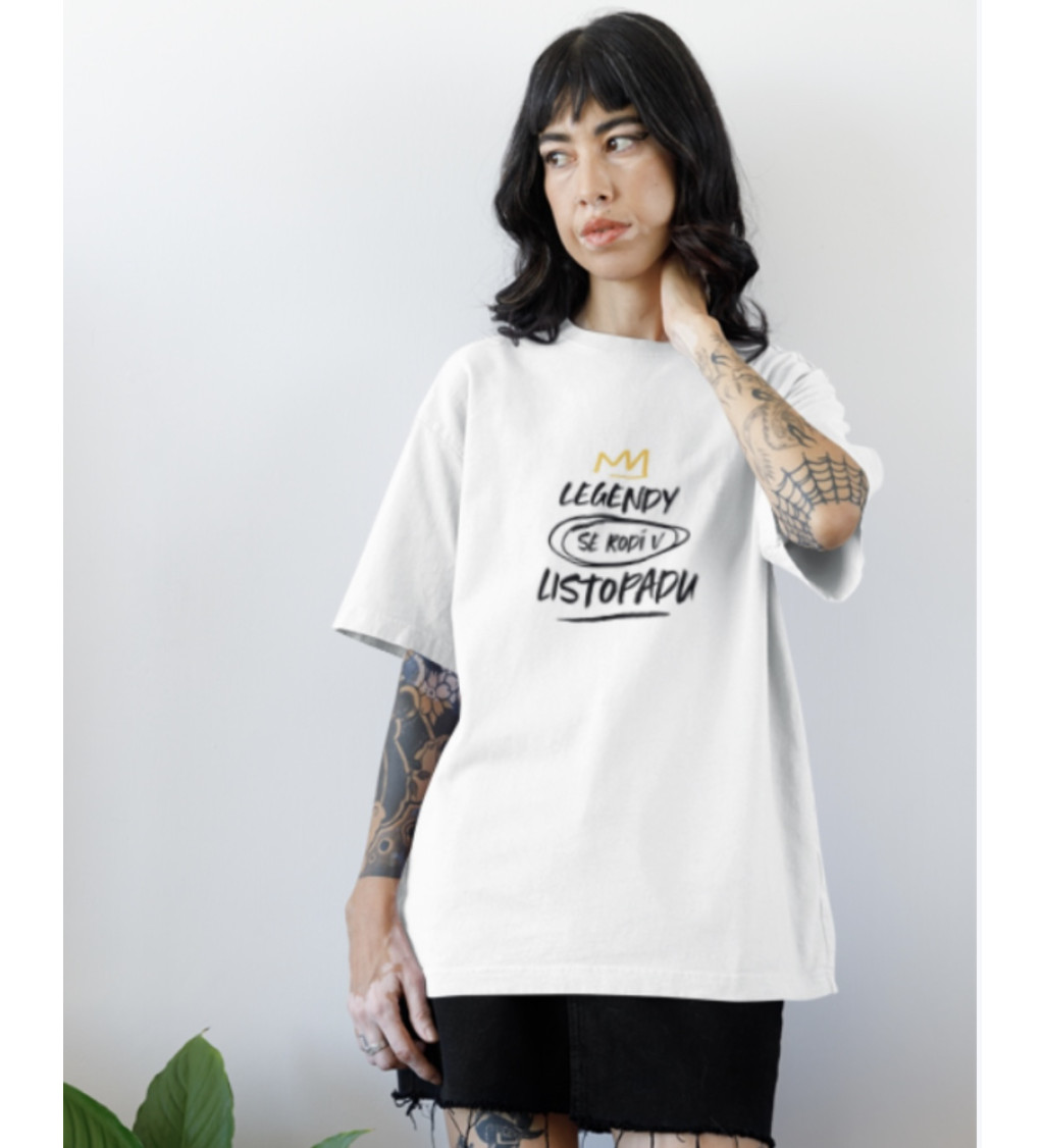 Nažehlovací motiv: Legendy se rodí v listopadu