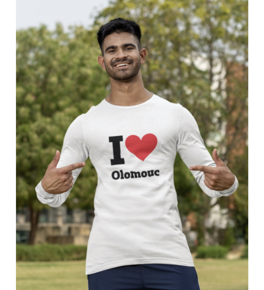 Nažehlovací motiv: I love Olomouc