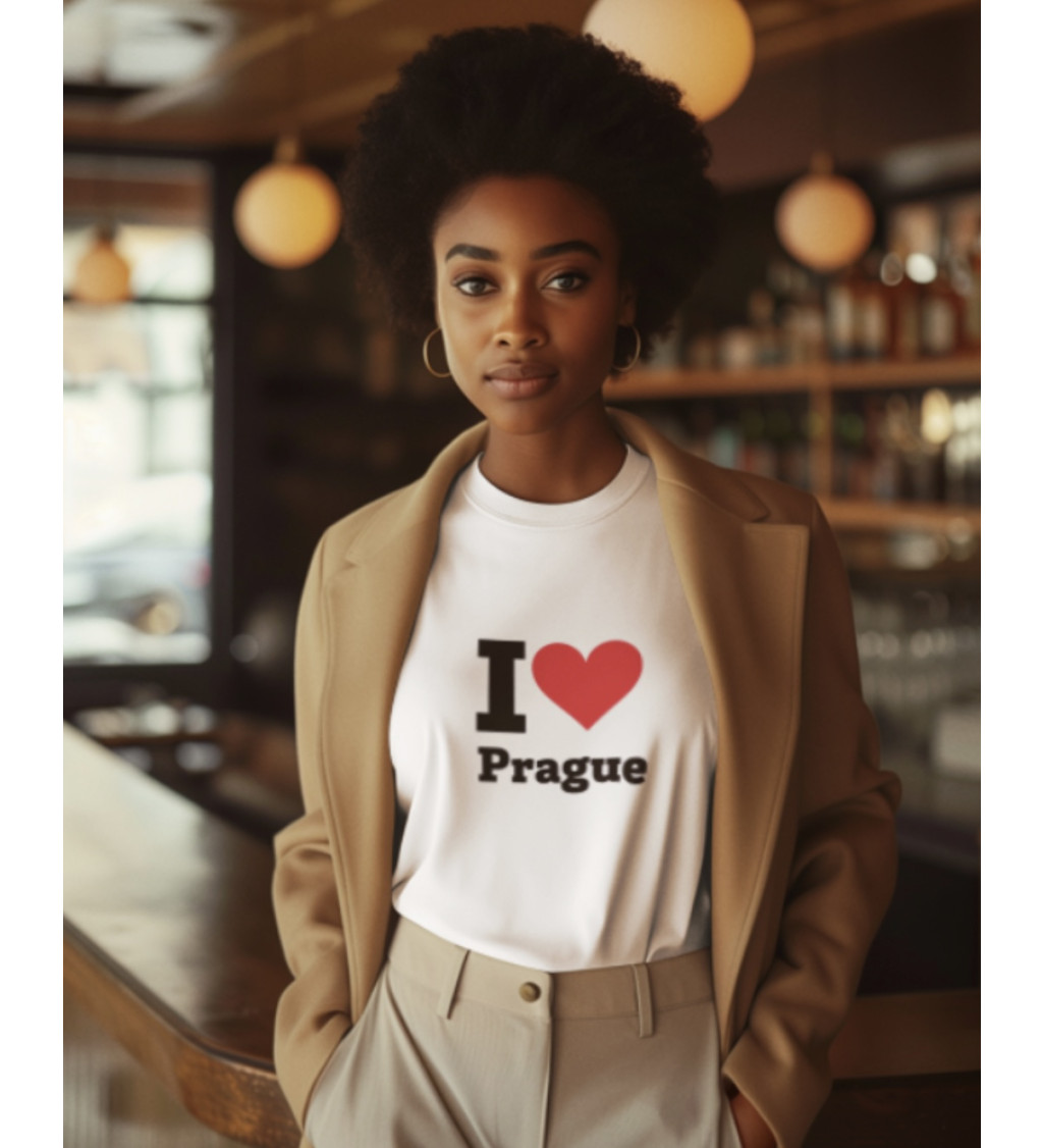 Nažehlovací motiv: I love Prague