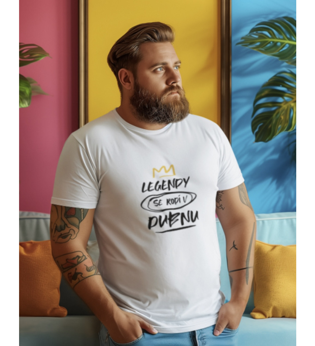 Nažehlovací motiv: Legendy se rodí v dubnu