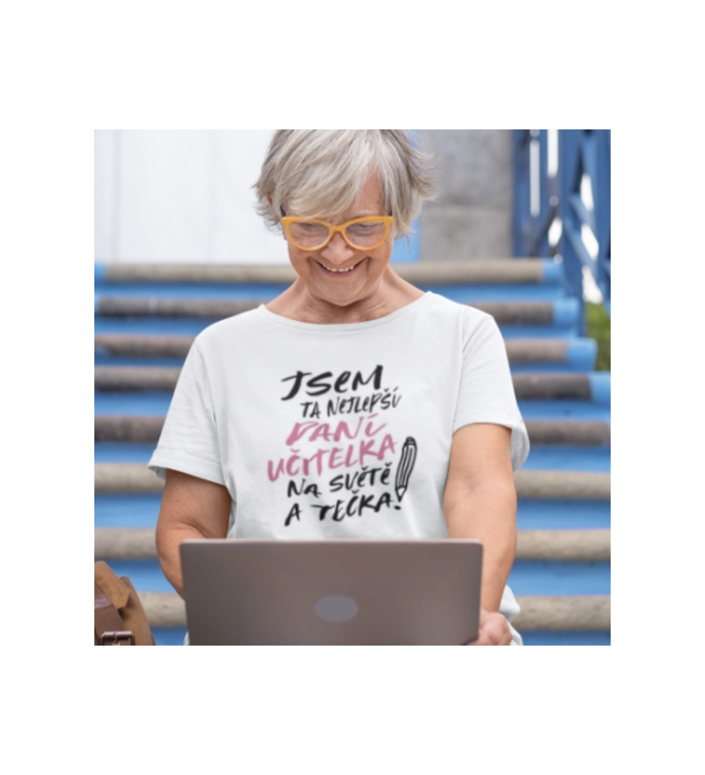 Nažehlovací motiv: Jsem ta nejlepší paní učitelka na světě