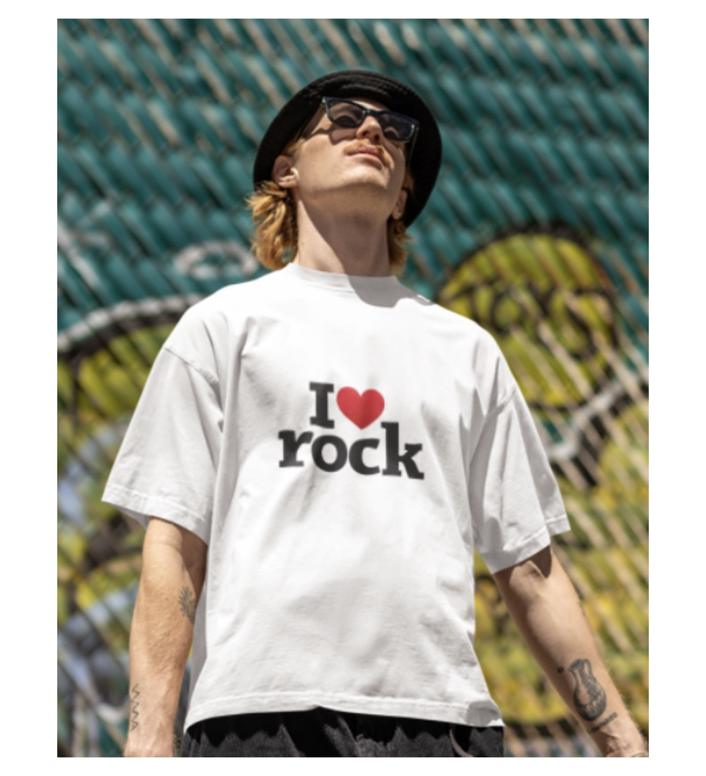Nažehlovací motiv: I love rock