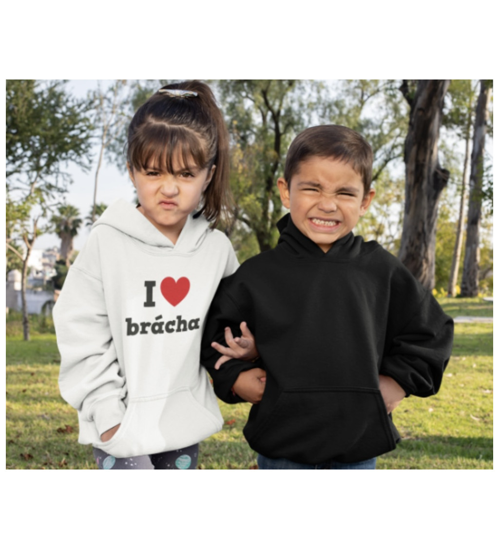 Nažehlovací motiv: I love brácha