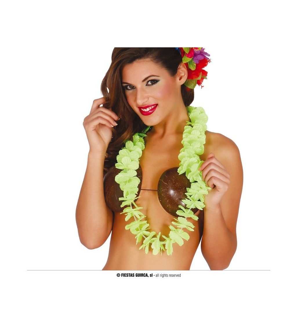 Havajský věnec – zelený