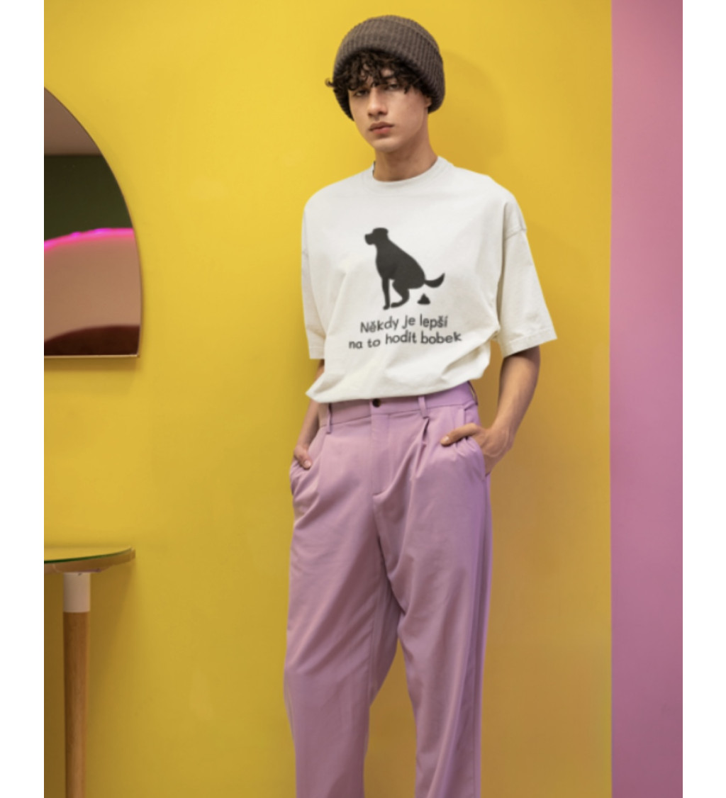 Nažehlovací motiv: Někdy je lepší na to hodit bobek