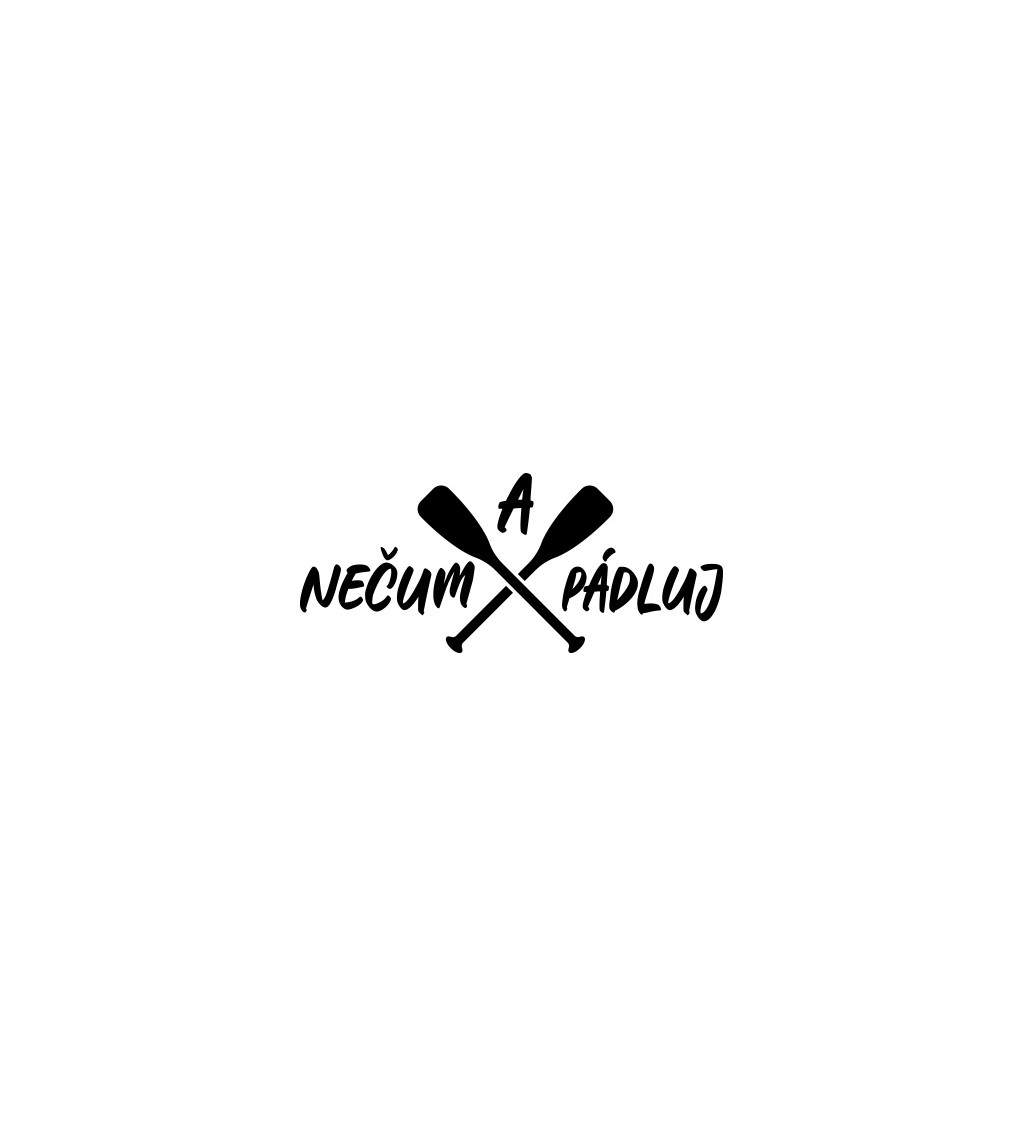 Dámské bílé tričko – Nečum a pádluj