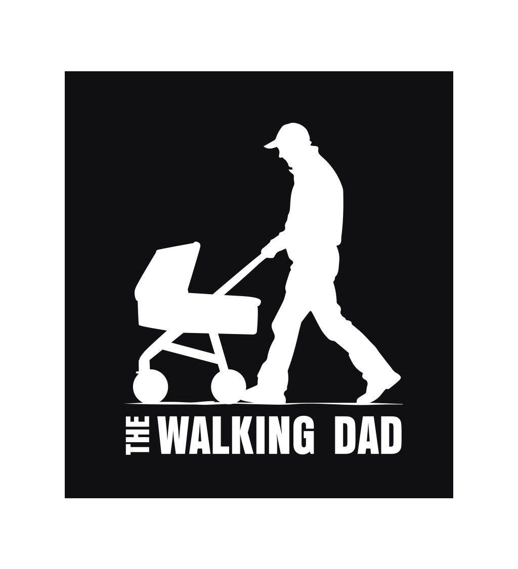 Černé pánské tričko – The Walking Dad