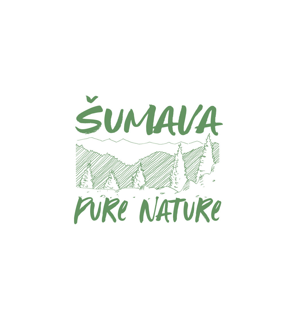 Bílé dámské tričko – Šumava Pure Nature