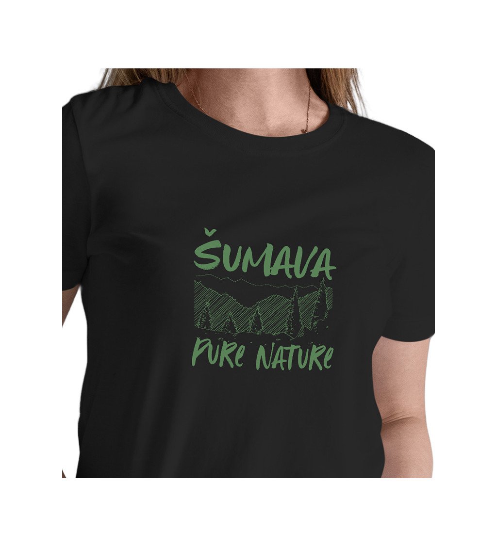 Černé dámské tričko – Šumava Pure Nature