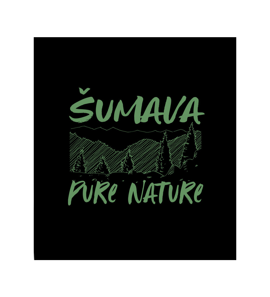 Černé dámské tričko – Šumava Pure Nature