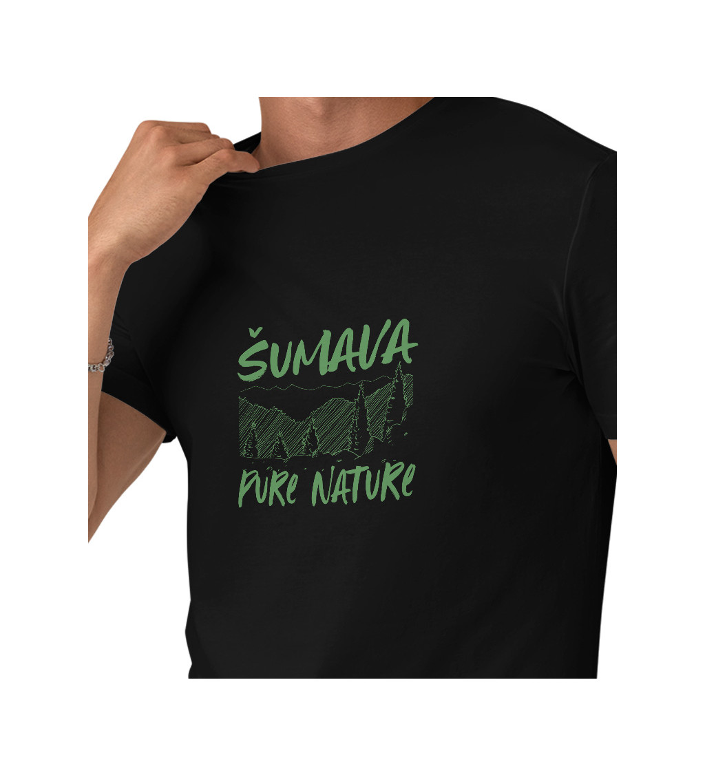 Černé pánské tričko – Šumava Pure Nature