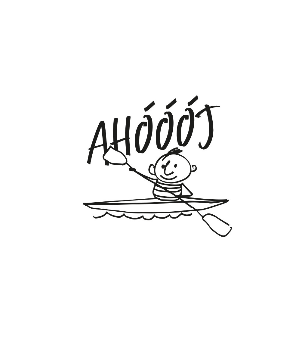 Bílé dámské tričko – Ahoooj
