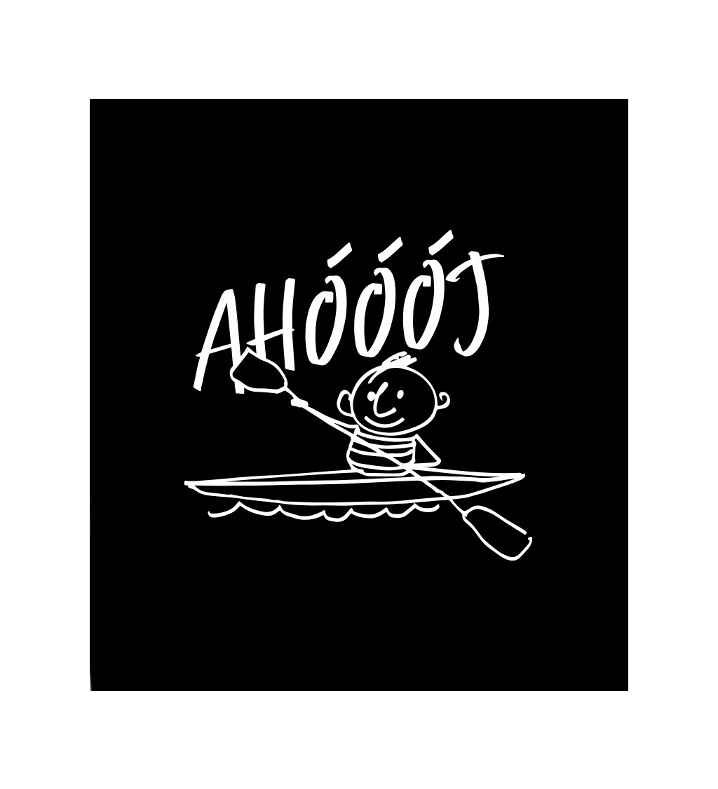 Černé dámské tričko – Ahoooj