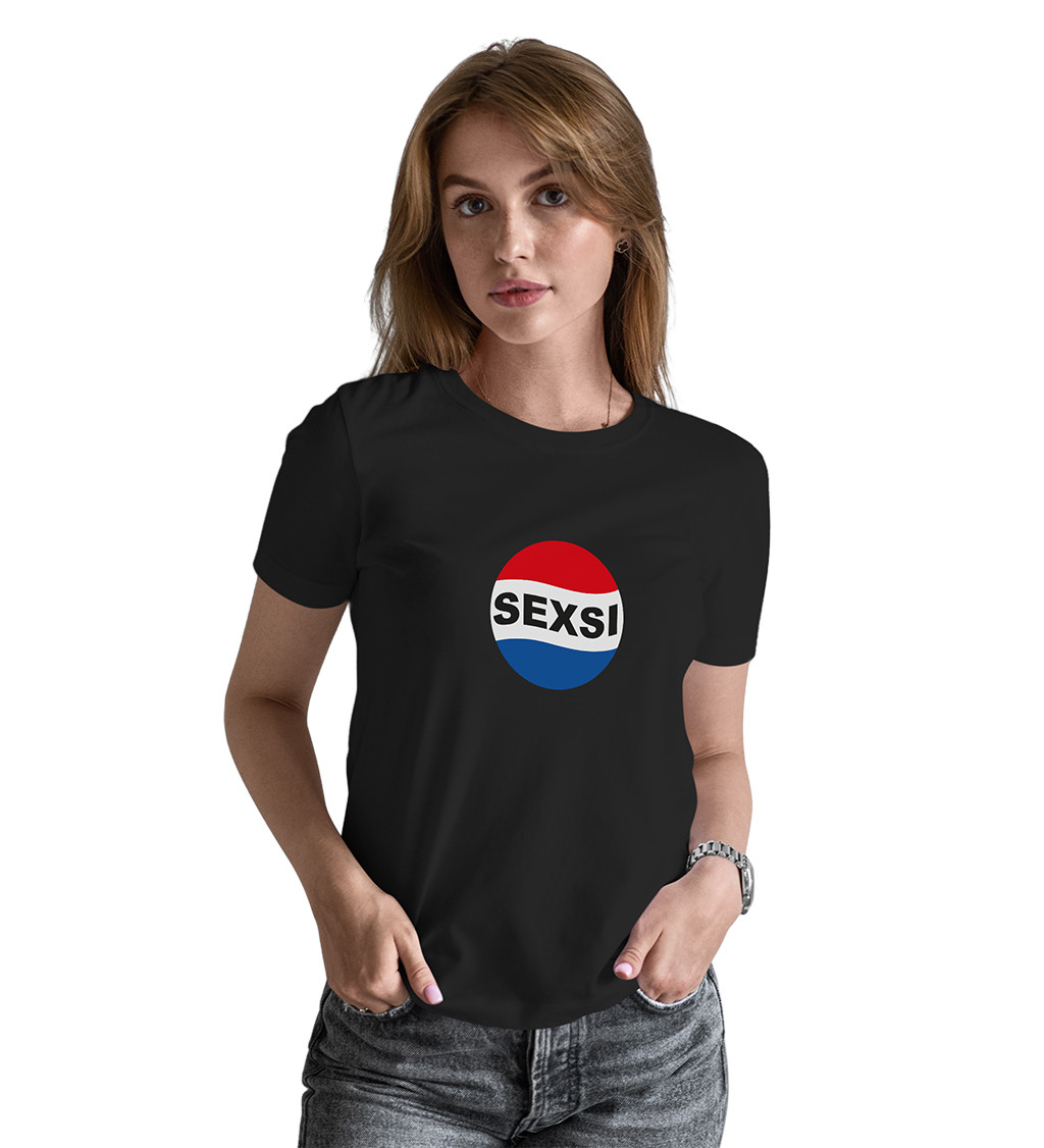 Černé dámské tričko – Sexsi