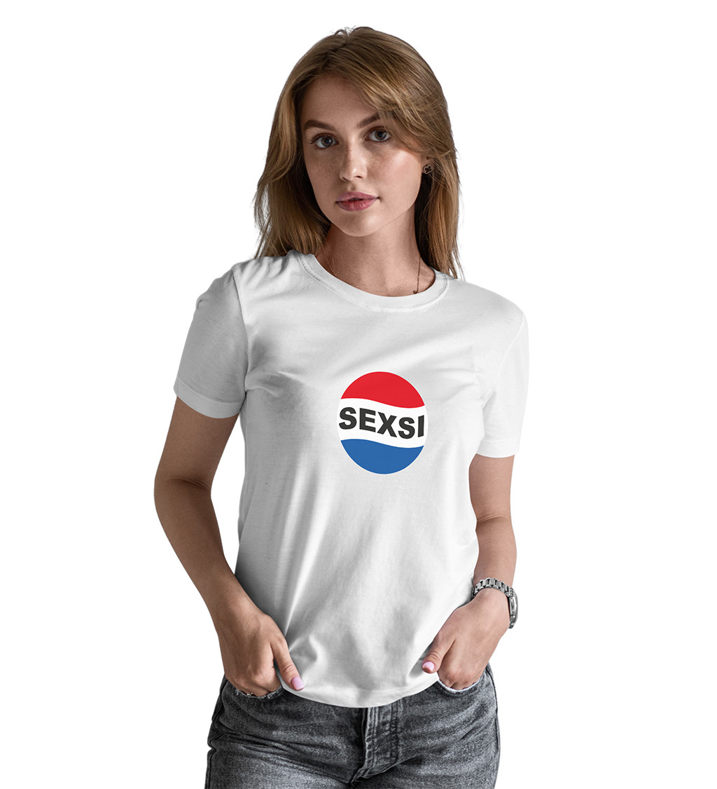 Bílé dámské tričko – Sexsi