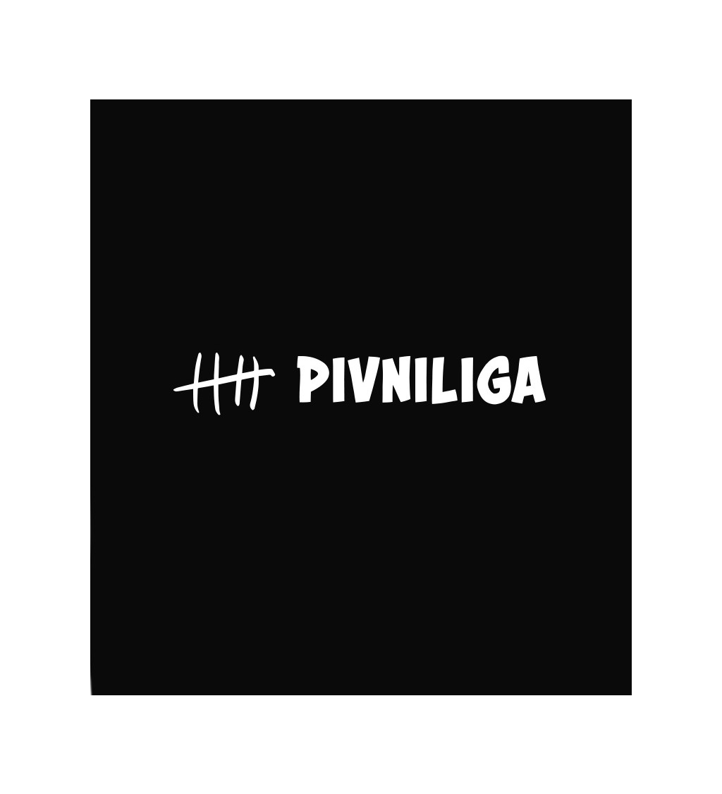 Černé dámské tričko – Pivní liga