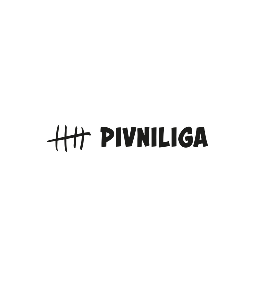 Bílé pánské tričko – Pivní liga