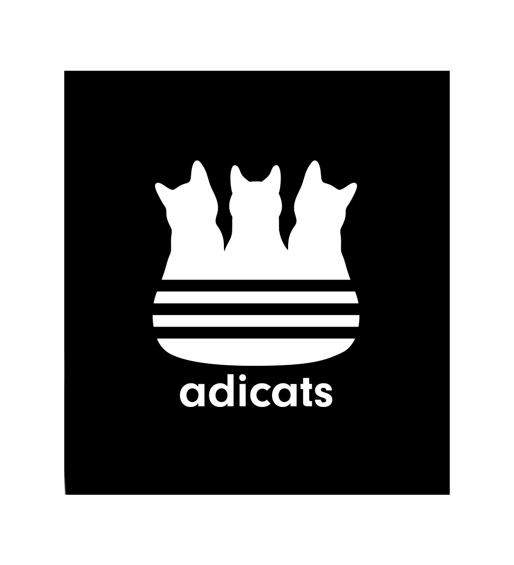 Černé dámské tričko – Adicats