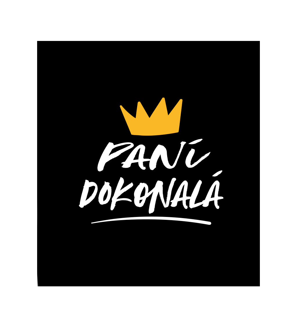 Černé dámské tričko – Paní dokonalá