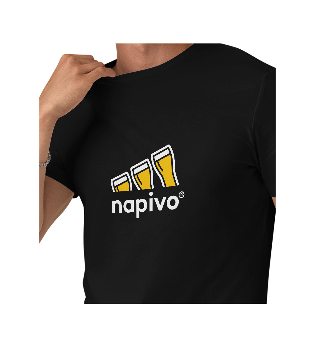 Pánské černé tričko – Napivo