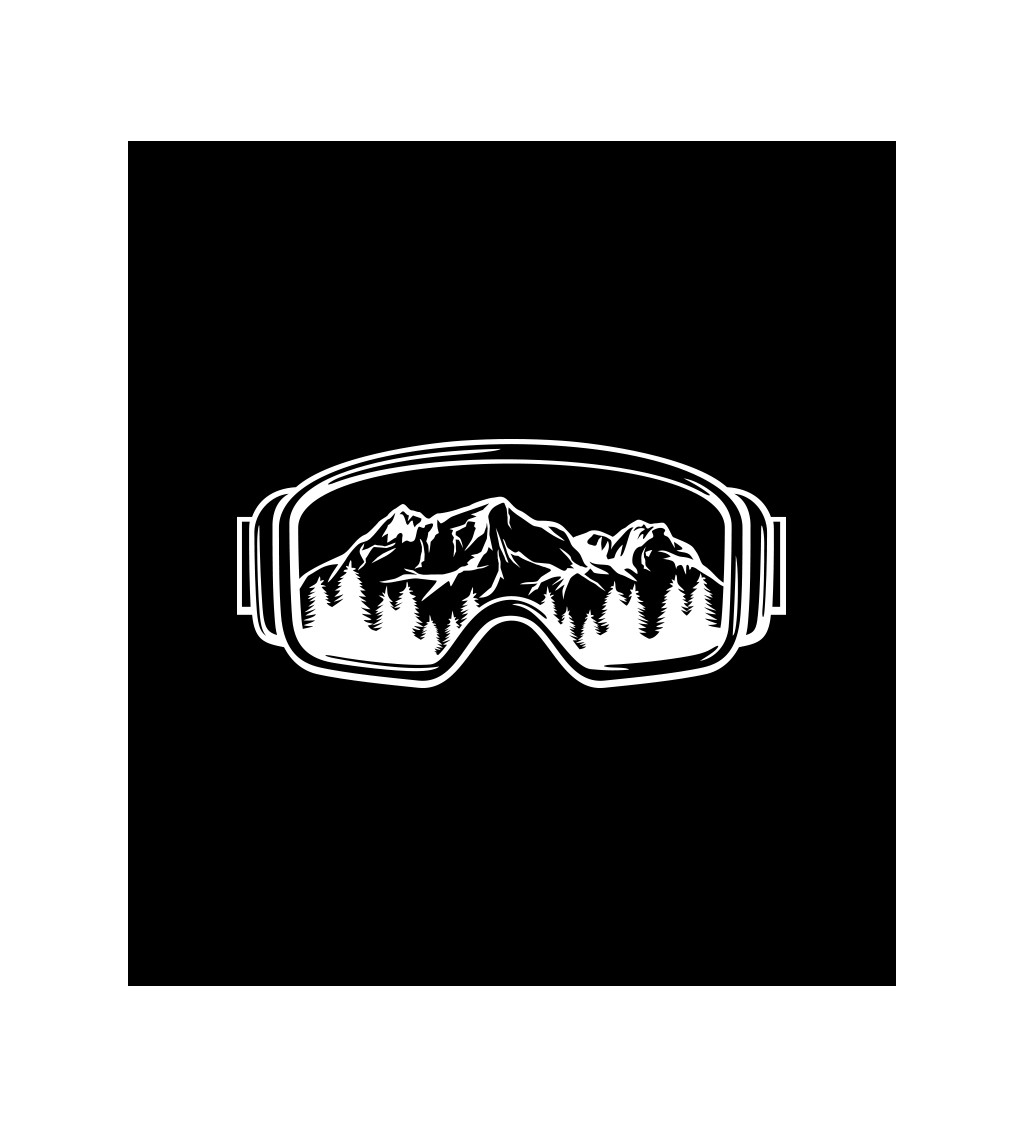 Pánské černé tričko – Brýle