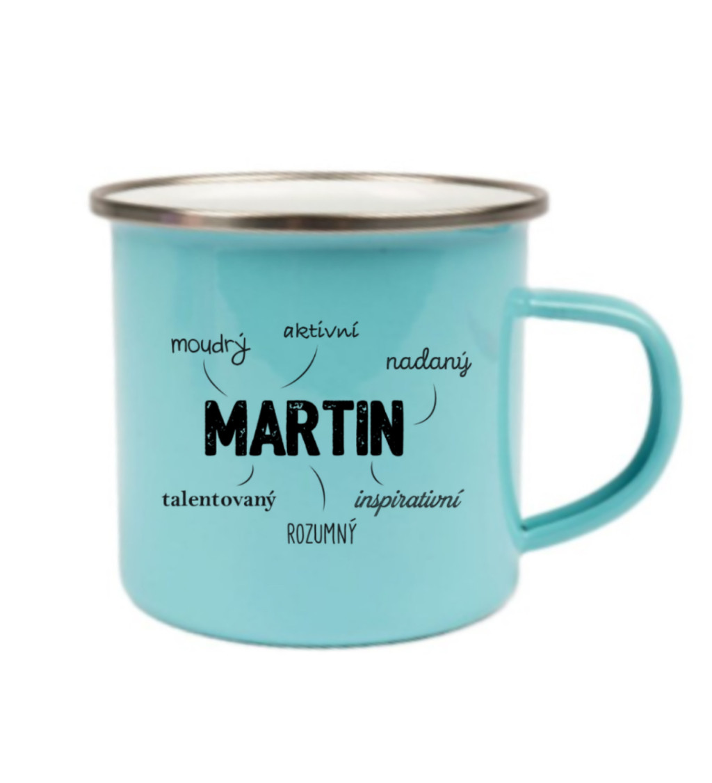 Modrý plecháček – Martin