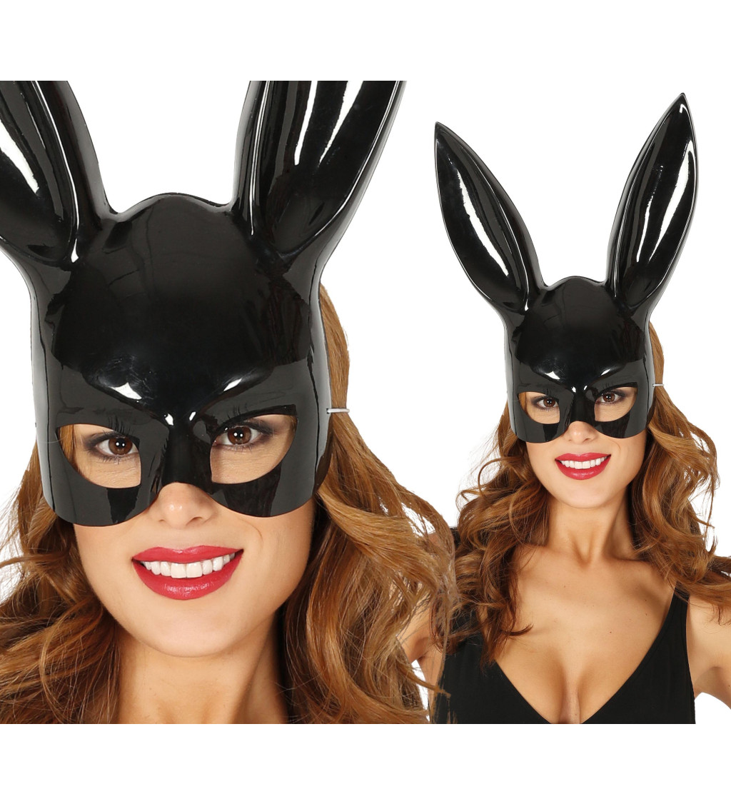 Polomaska ve stylu „playboy králíka“