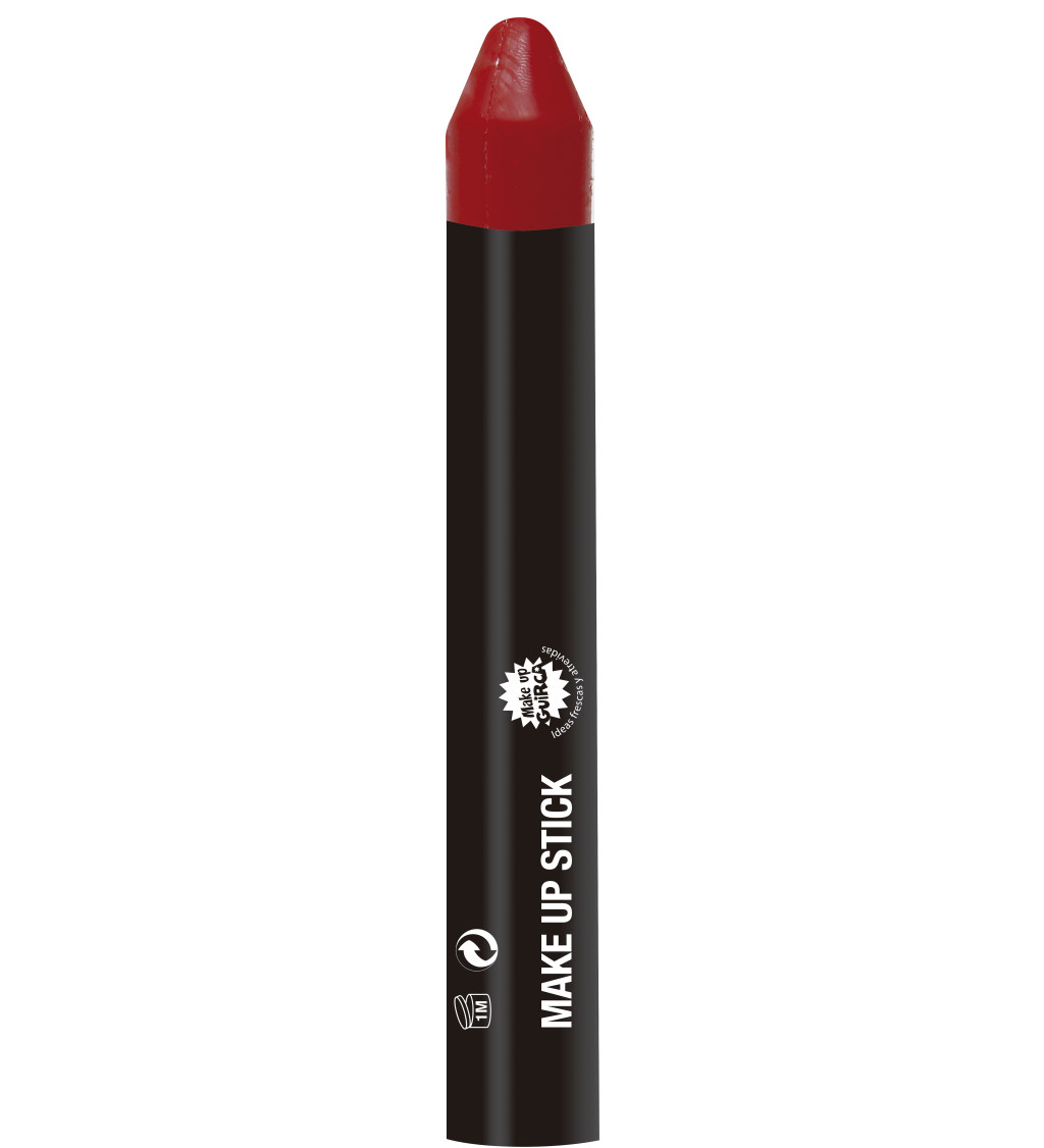 Červená make-up tužka