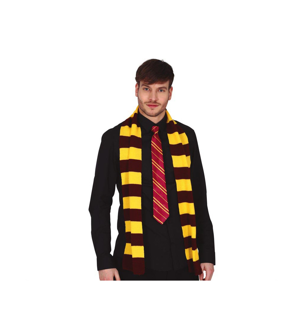 Pruhovaná šála – student magie