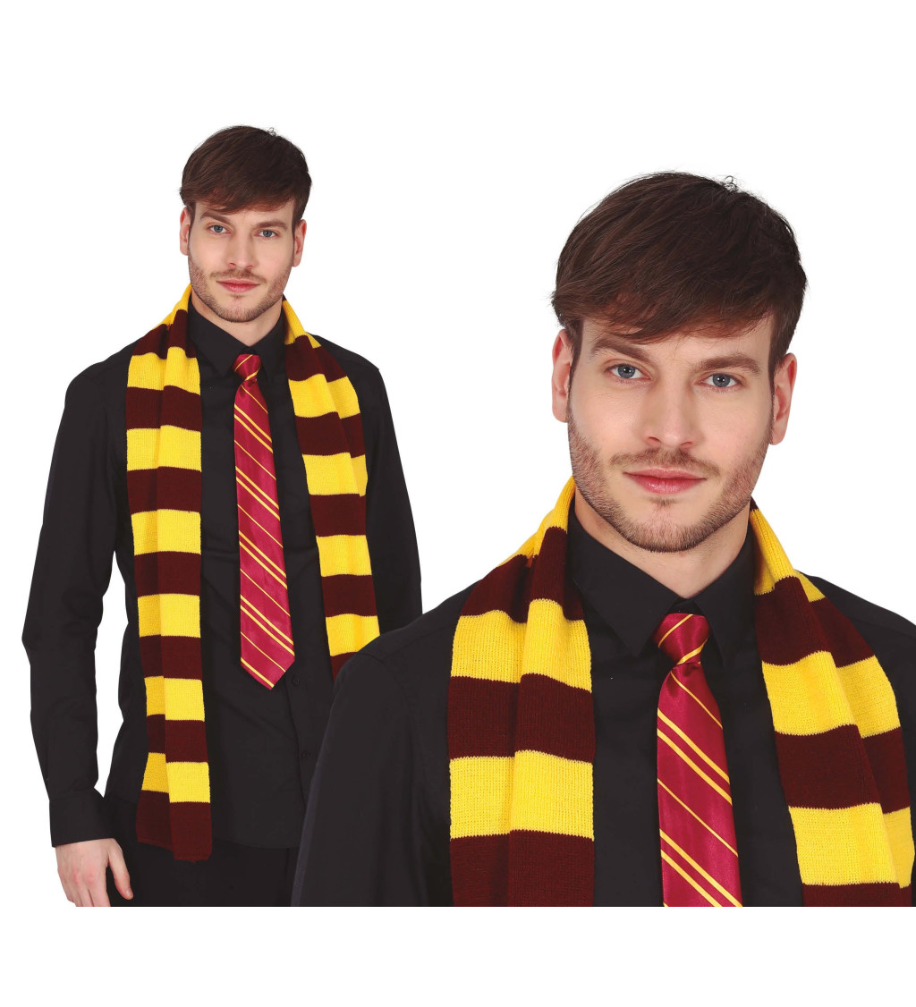 Pruhovaná šála – student magie