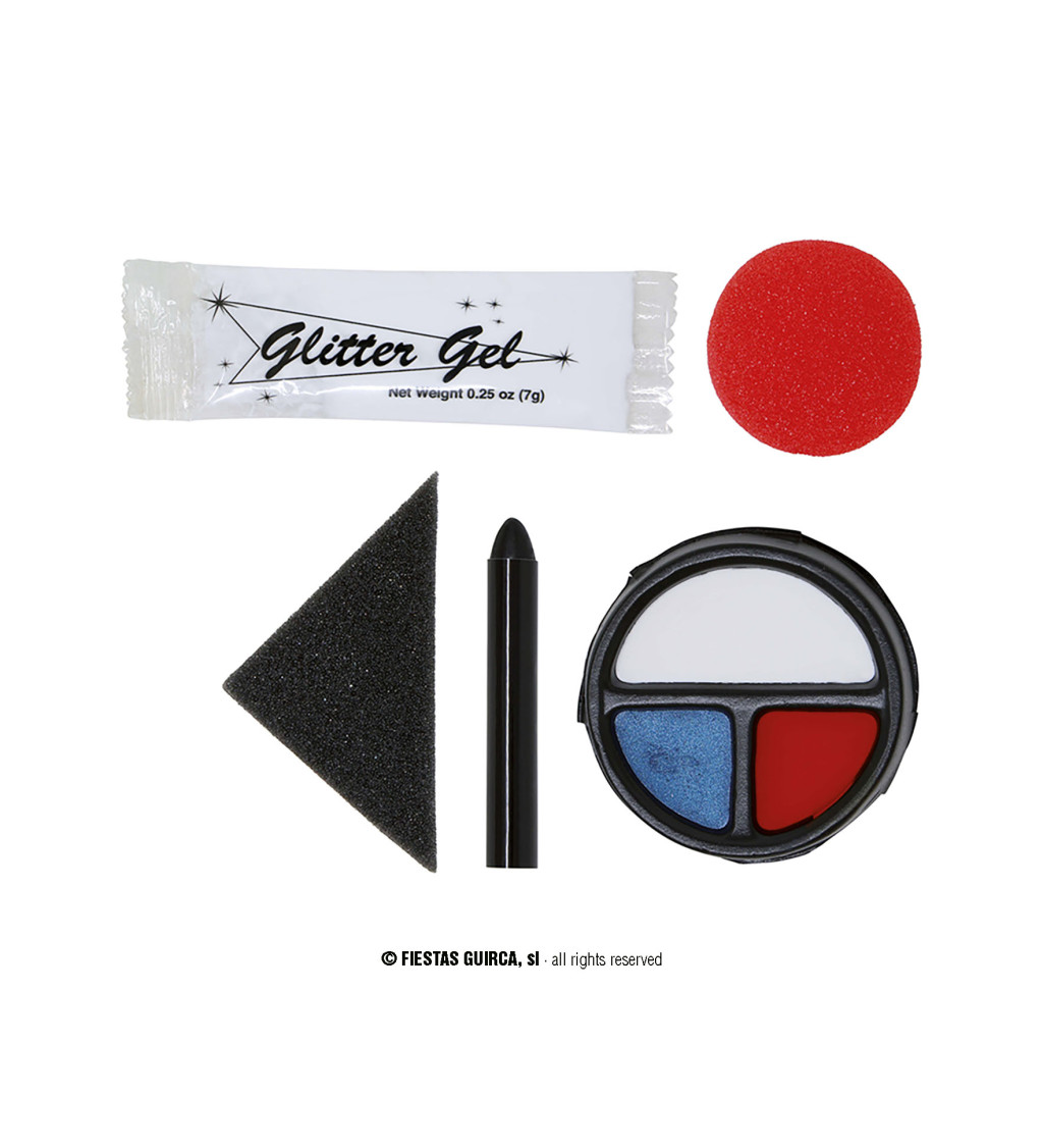 Klaunský make-up set