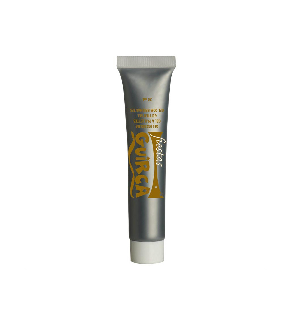 Stříbrná vodou ředitelná make-upová trubička, 20 ml