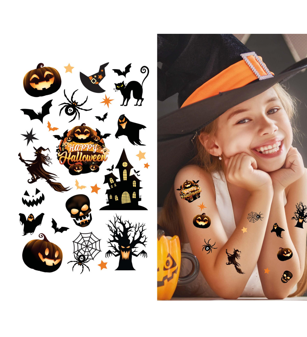 Dětská Halloween tetování
