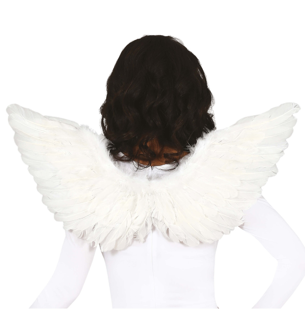 Bílá andělská křídla