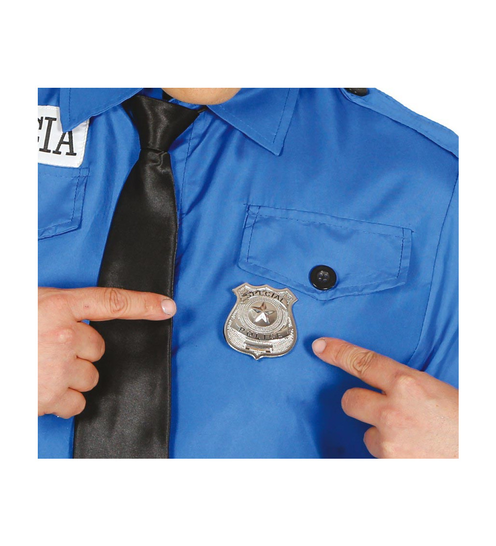 Policejní odznak – kovový