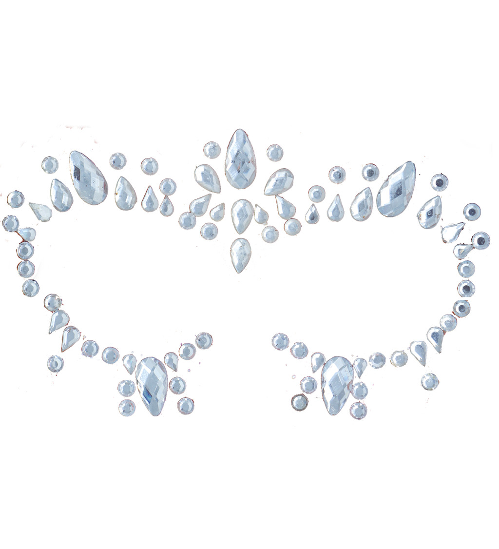 Stříbrné dekorativní kamínky