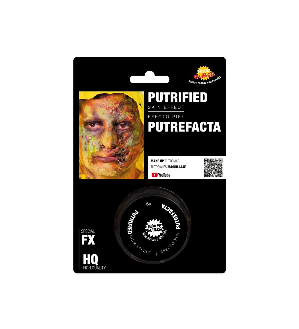 Make-up pro efekt shnilé kůže