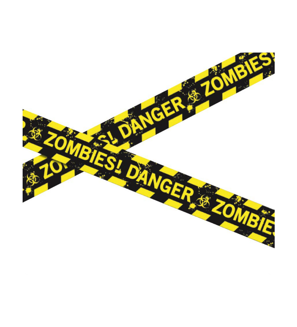 Výstražná páska „Pozor zombie"